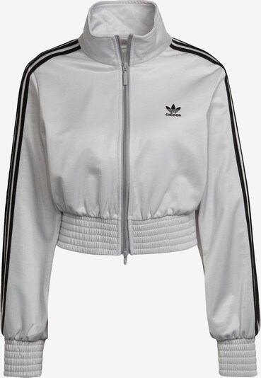 ADIDAS ORIGINALS Sportsweatjacke 'Classics High-Shine' in schwarz / weiß, Produktansicht