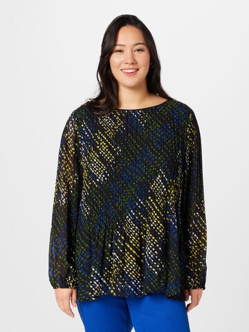 SAMOON Blouse in Zwart: voorkant