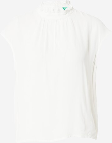 UNITED COLORS OF BENETTON Blouse in White: front