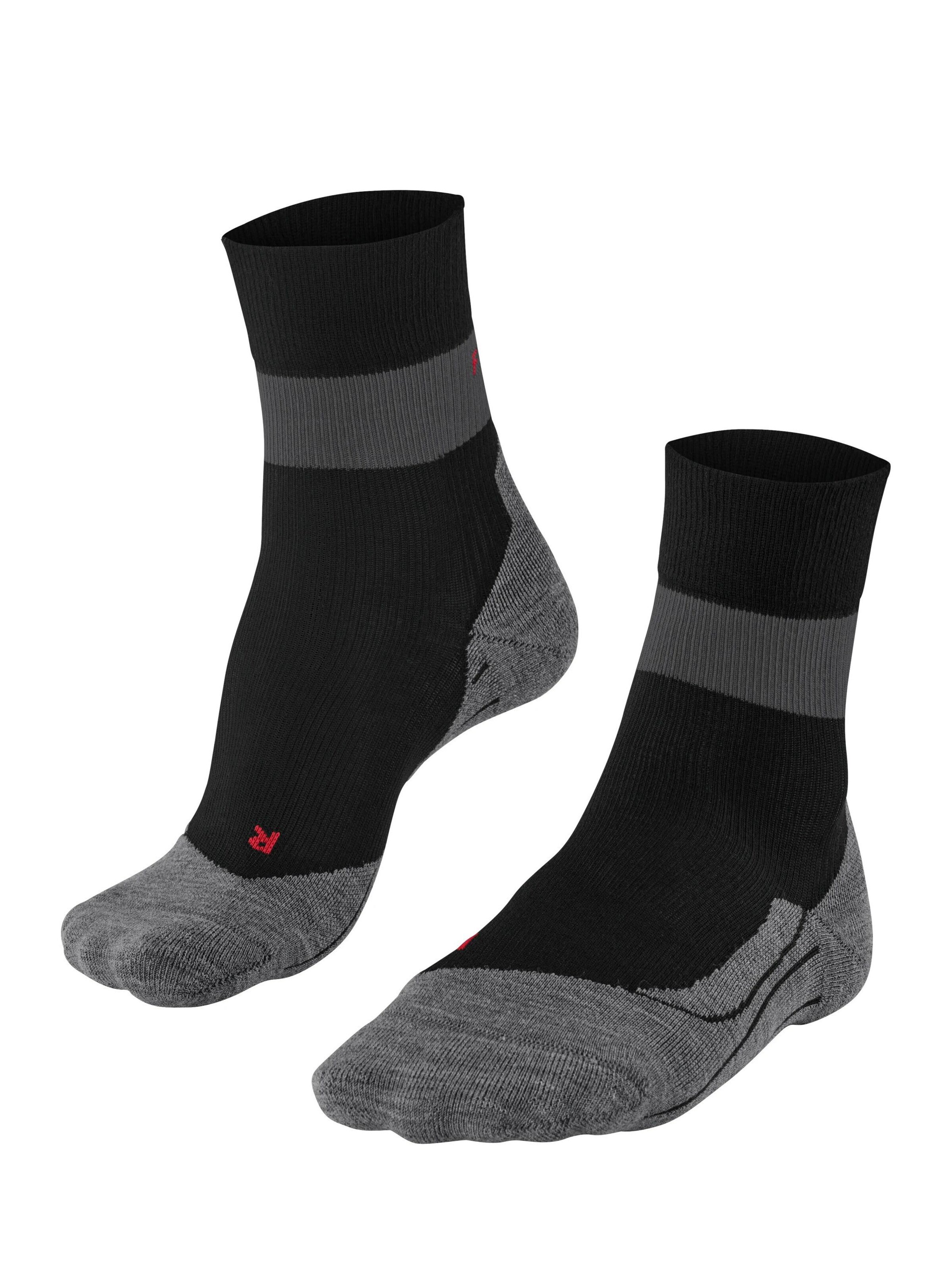 FALKE Sportsocken 'RU Compression Stabilizing'‌ in Schwarz: Vorderseite
