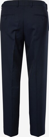 Men Plus Regular Pleated Pants in Blue