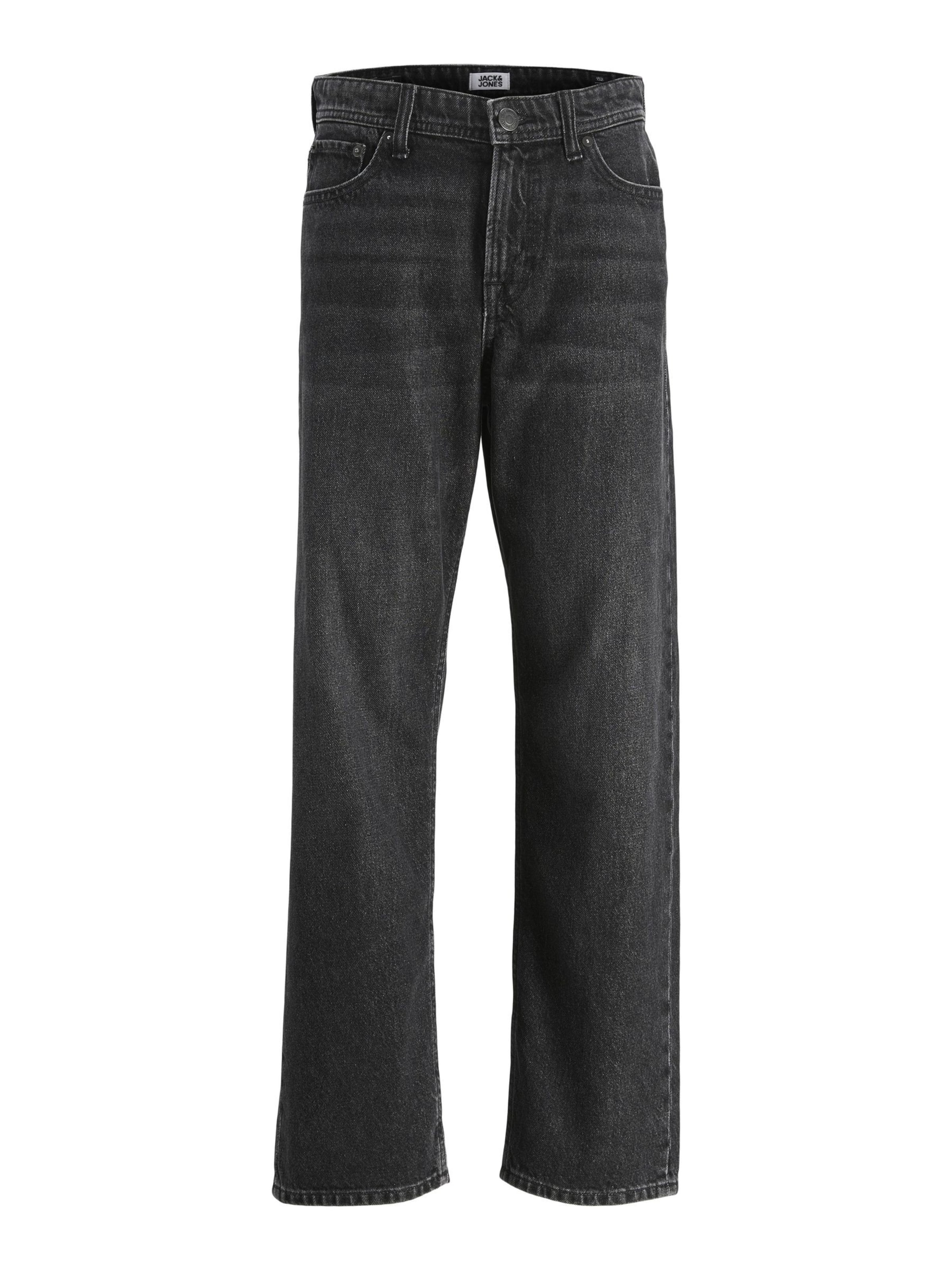 Jack & Jones Junior Loosefit Jeans 'JJIChris JJIOriginal' i sort: forside