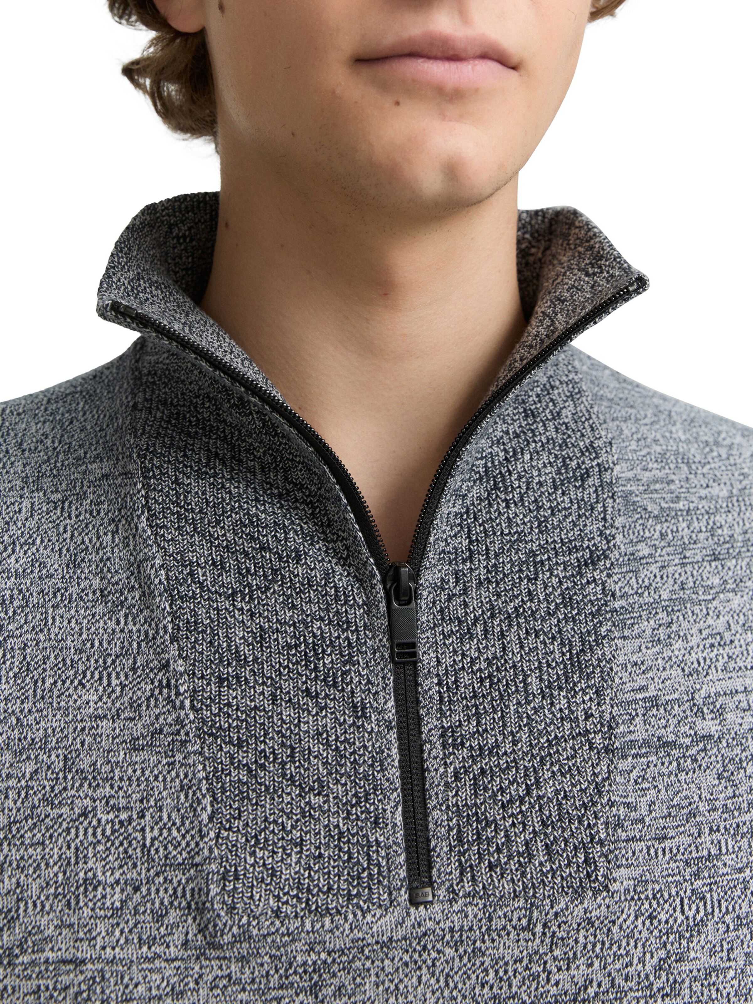 TOM TAILOR DENIM Sweater in Grey