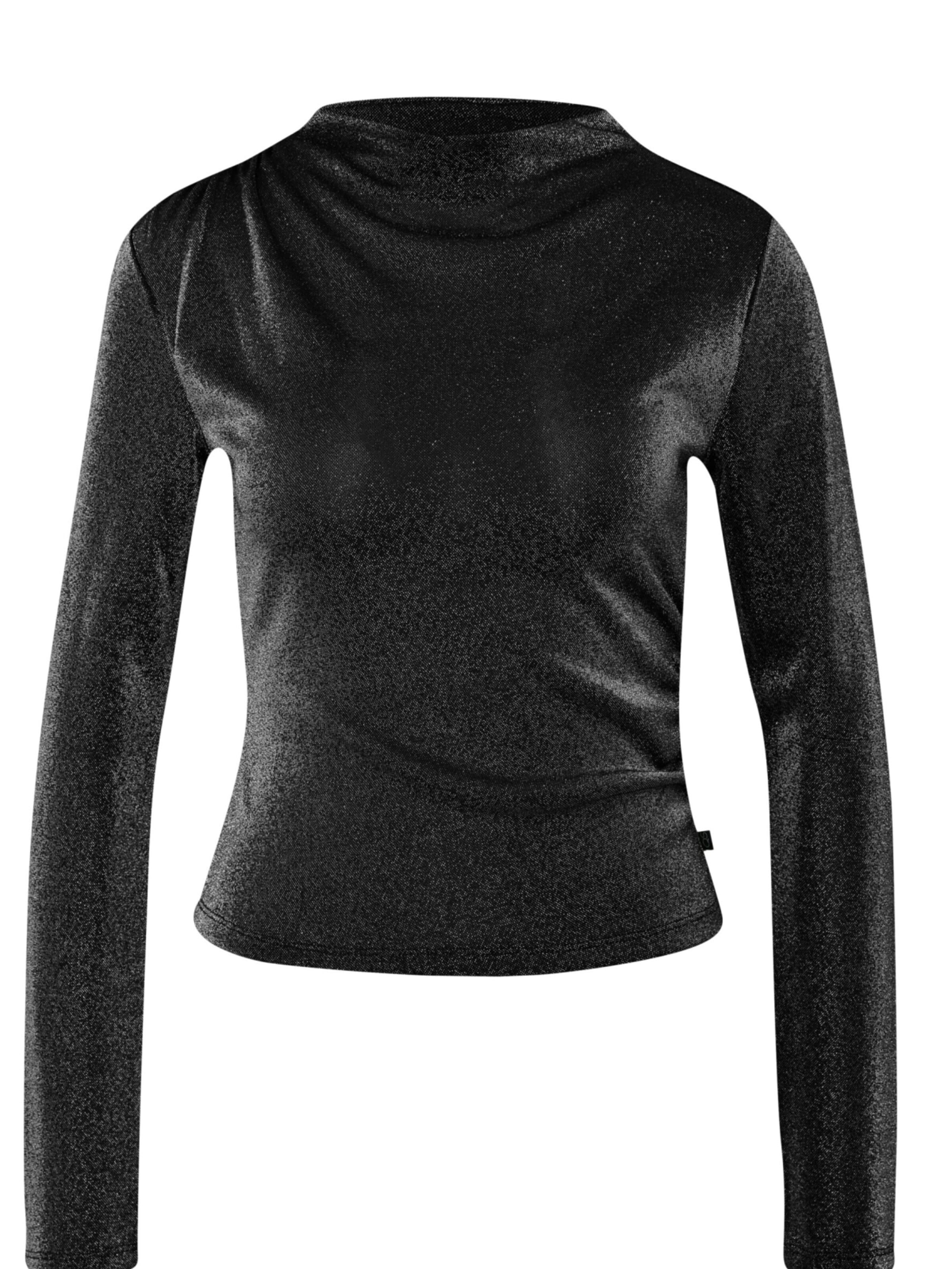 QS Shirt in M in de kleur Zwart, Productweergave