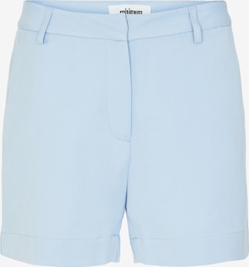 minimum Normální Kalhoty 'Liljana' – modrá: přední strana