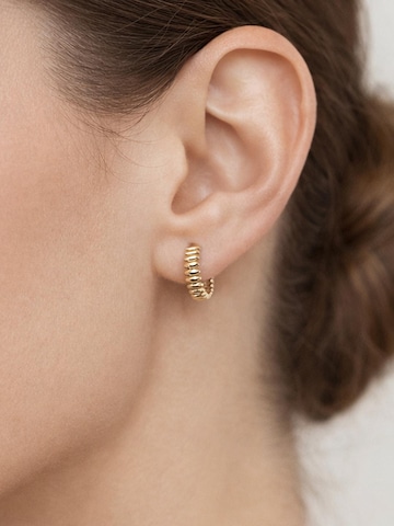 MUSE of my own Ohrringe 'Ridge Hoops'‌‌‌‌‌‌‌ in Gold