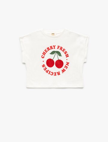 Koton T-Shirt in Weiß: Vorderseite