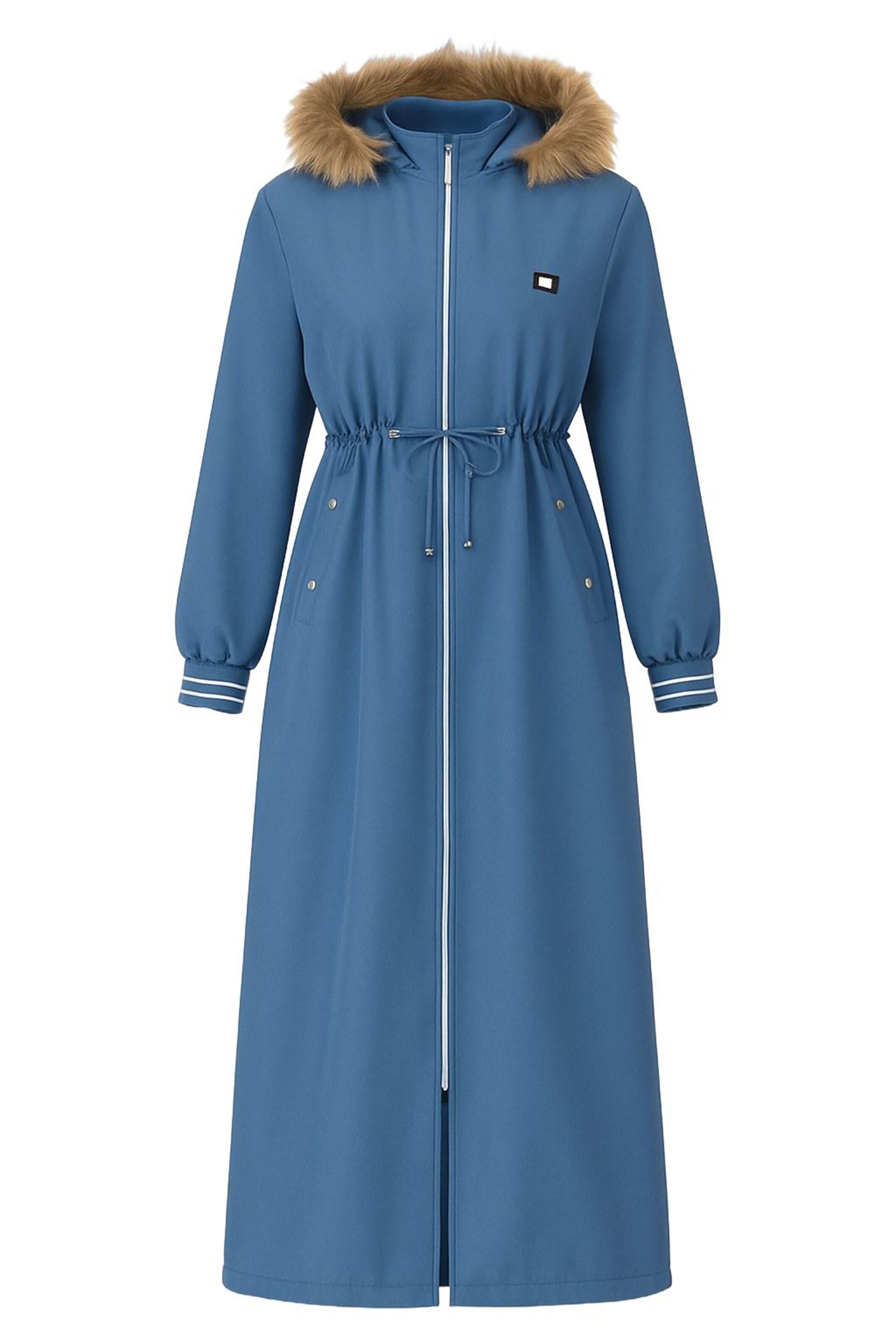 MODAMIHRAM Tussenmantel in Blauw: voorkant