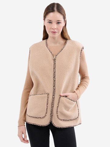 Gilet 'Marilou' ETAM en beige : devant