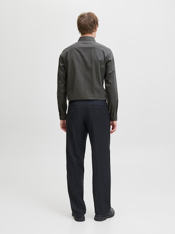 JACK & JONES Slim fit Button Up Shirt 'JPRBLAParker' in Grey
