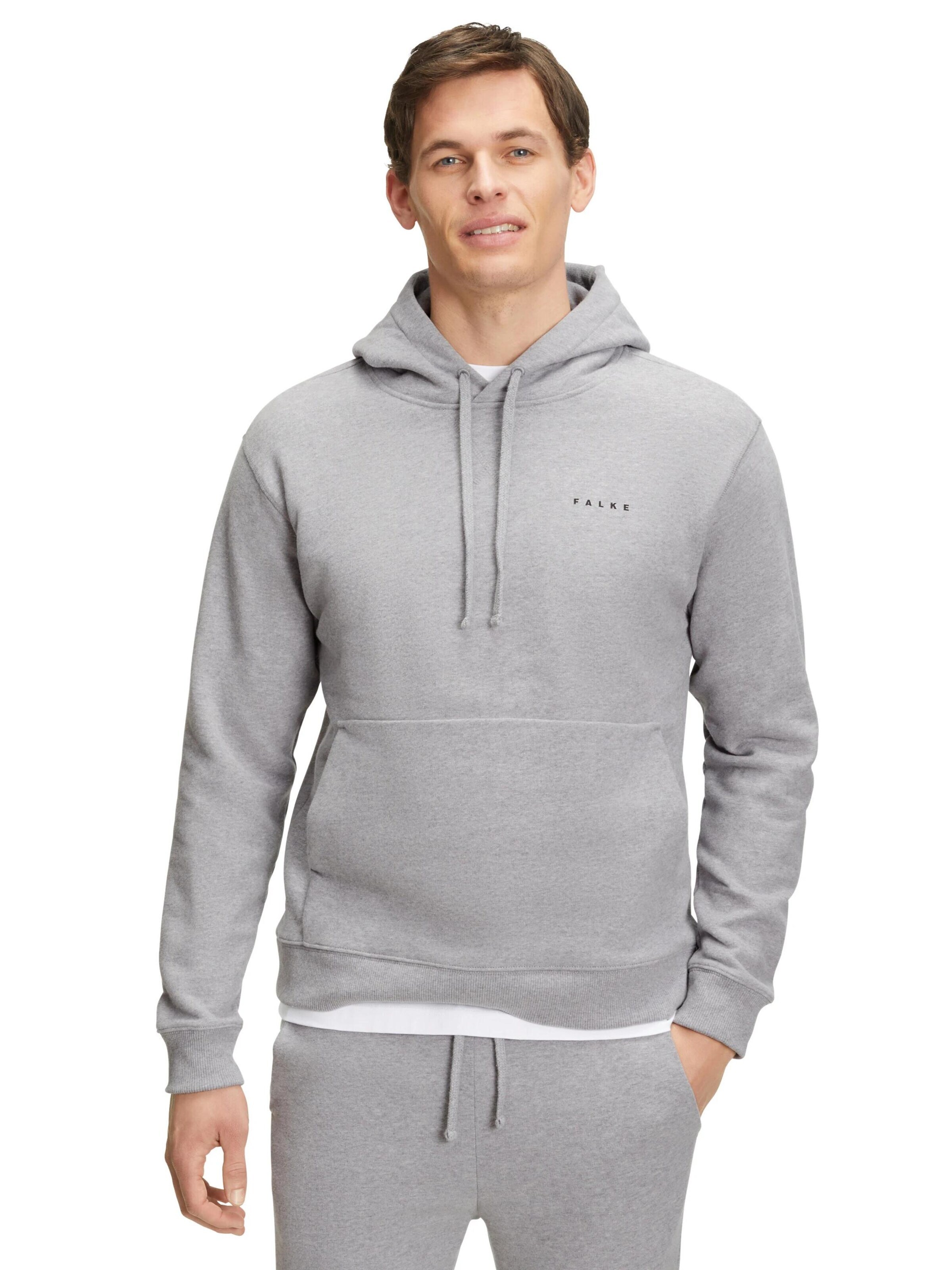FALKE Sweatshirt 'Sweat'‌‌‌‌‌‌‌‌‌‌ in Grau: Vorderseite