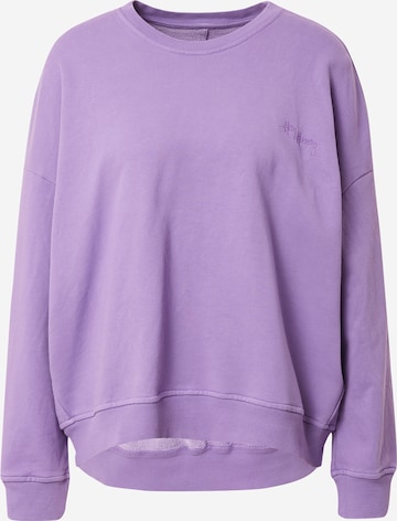 Hey Honey Sport sweatshirt 'Verbana' i lila: framsida