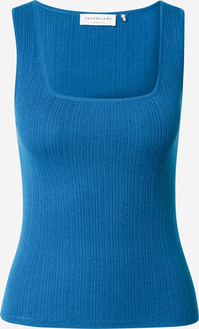 Tops en tricot rosemunde en bleu : devant