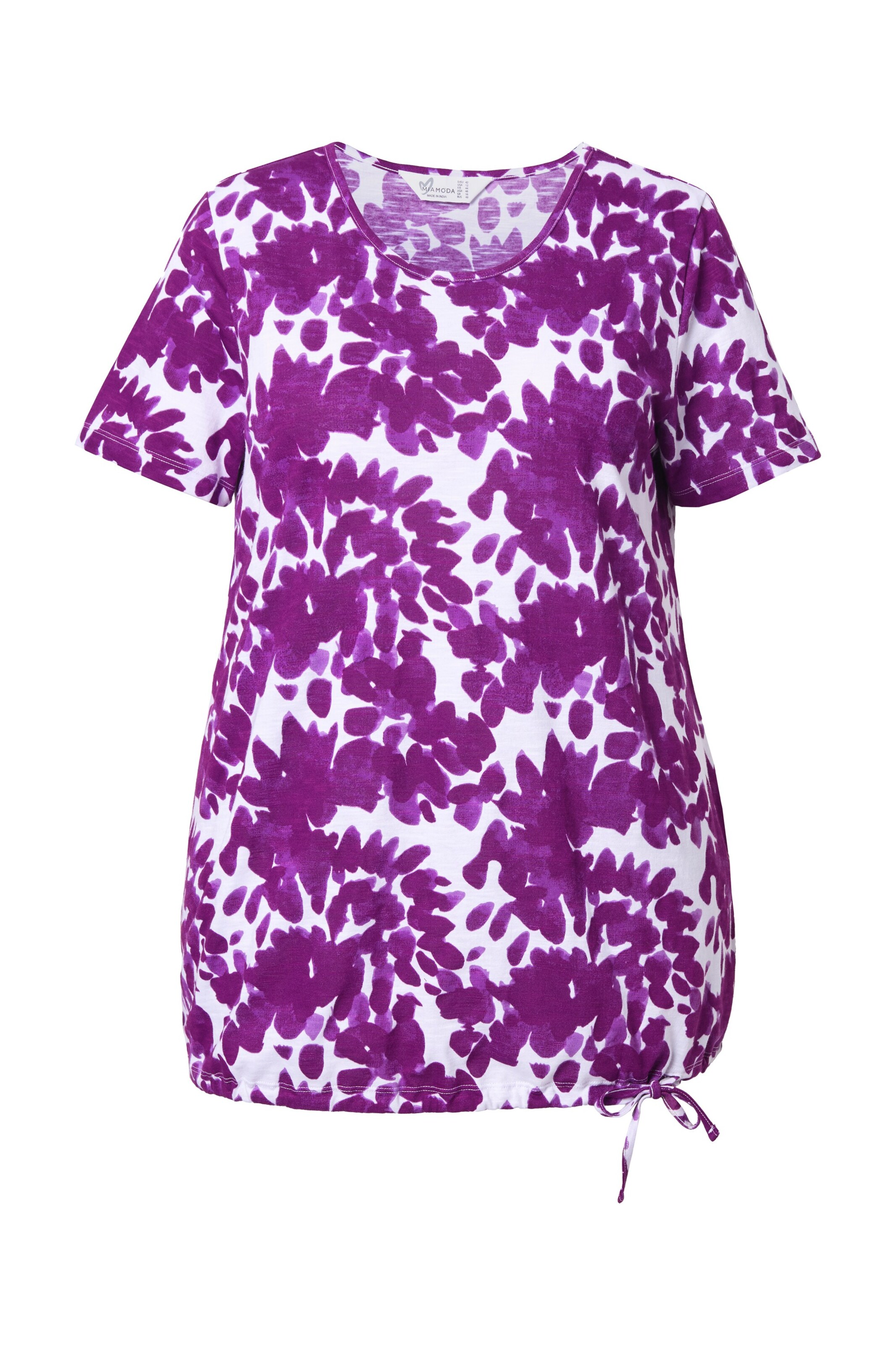 MIAMODA Shirt in Purple: front