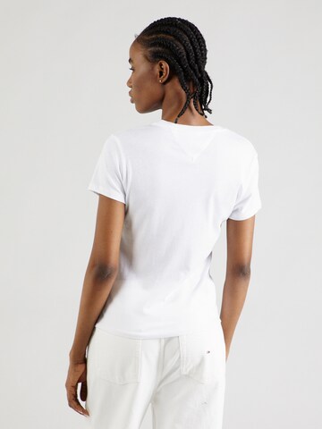 T-shirt 'ESSENTIAL' Tommy Jeans en blanc