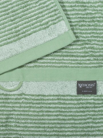 ROSS Towel 'Stripes' in Green