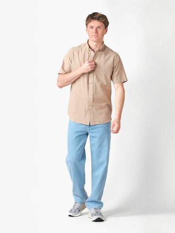 Regular fit Cămașă ' Mikkel ' de la Klitmøller Collective pe bej