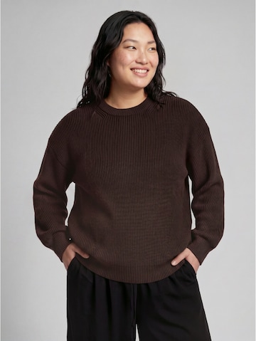 Tom Tailor Women + Sweater in Brown: front