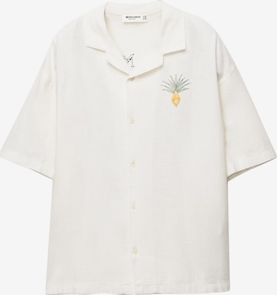 Pull&Bear Koszula 'SANTA MONICA' w kolorze żółty / jasnoczerwony / czarny / białym, Podgląd produktu