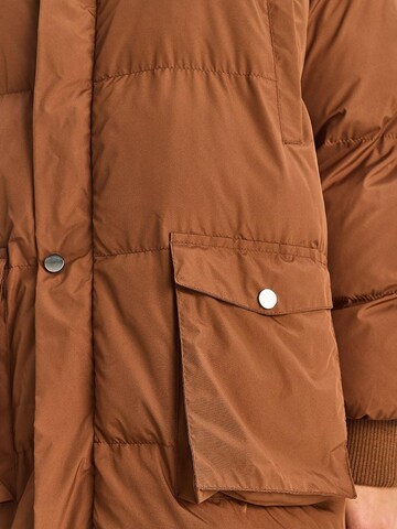 Manteau d’hiver Bianco Lucci en marron