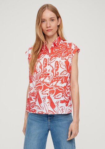 s.Oliver Blouse in Orange: front