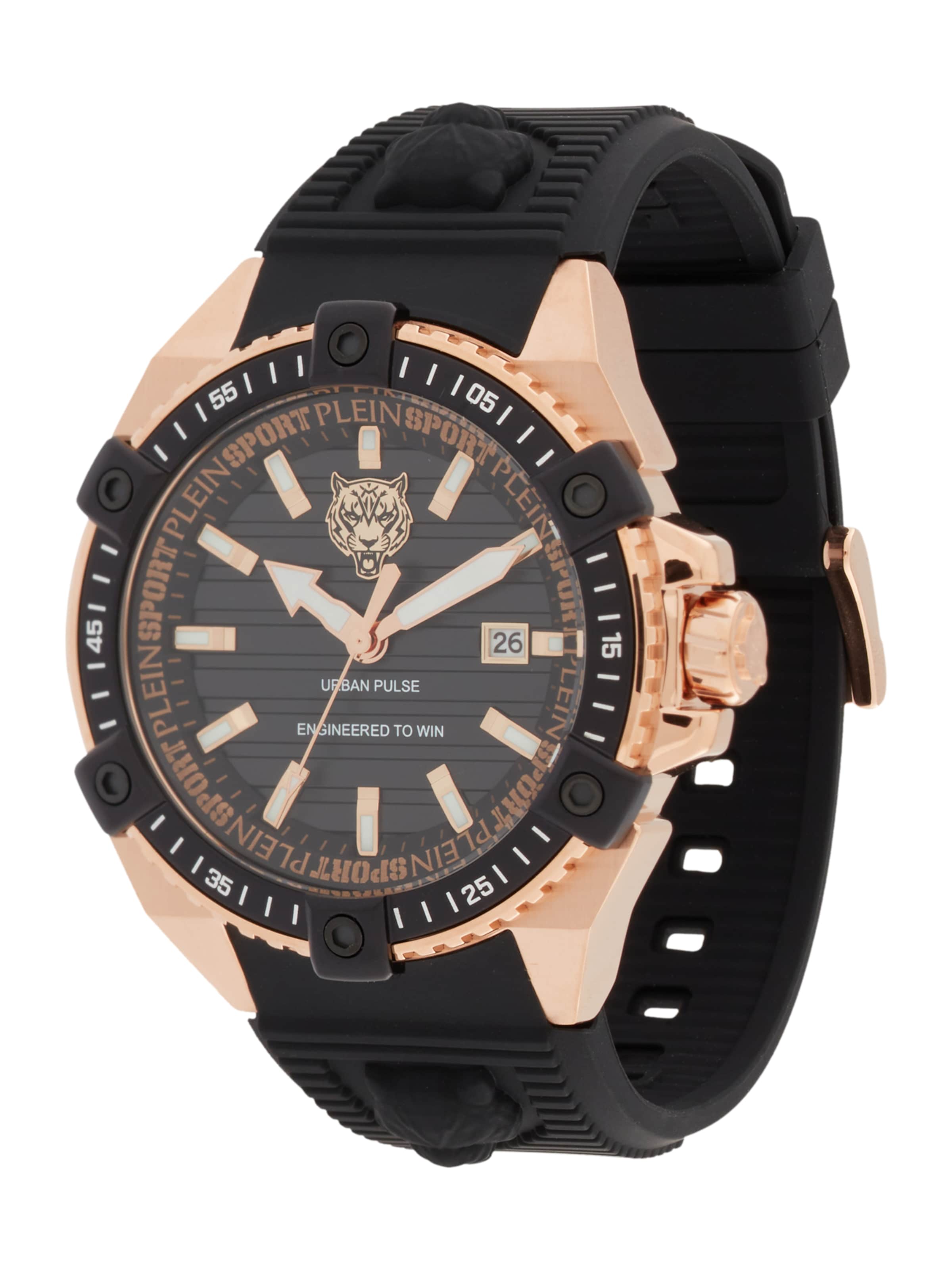 Orologio analogico di Plein Sport in nero: frontale