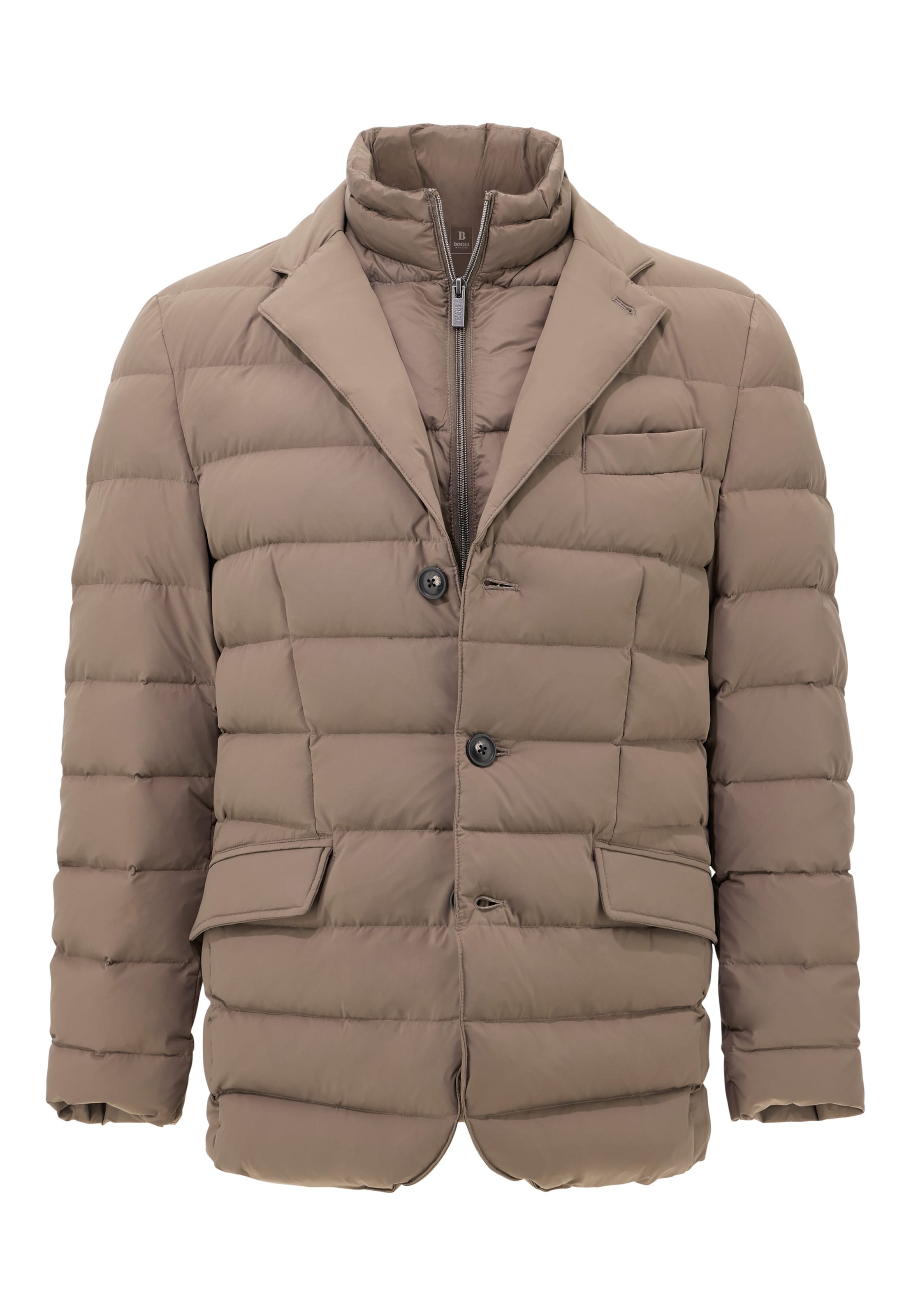 Boggi Milano Winterjacke in Grau: Vorderseite
