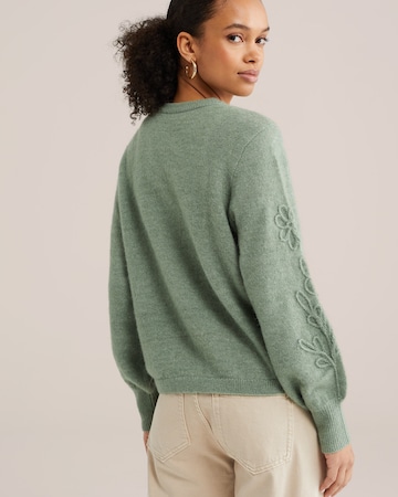 WE Fashion Kardigán - zöld