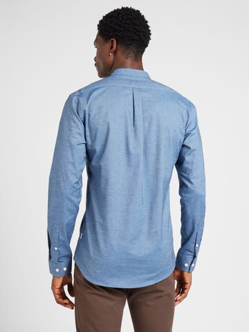 Lindbergh Slim fit Overhemd in Blauw