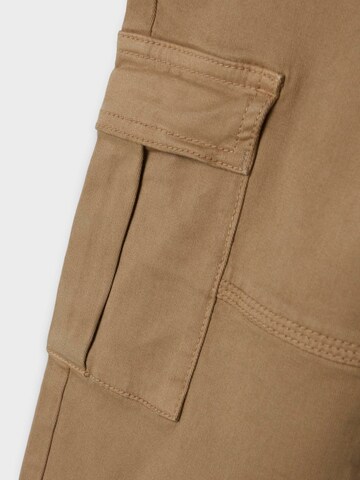 NAME IT Regular Trousers 'NKMRYAN' in Brown