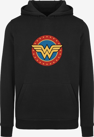 F4NT4STIC Sweatshirt 'DC Comics Wonder Woman' in Zwart: voorkant