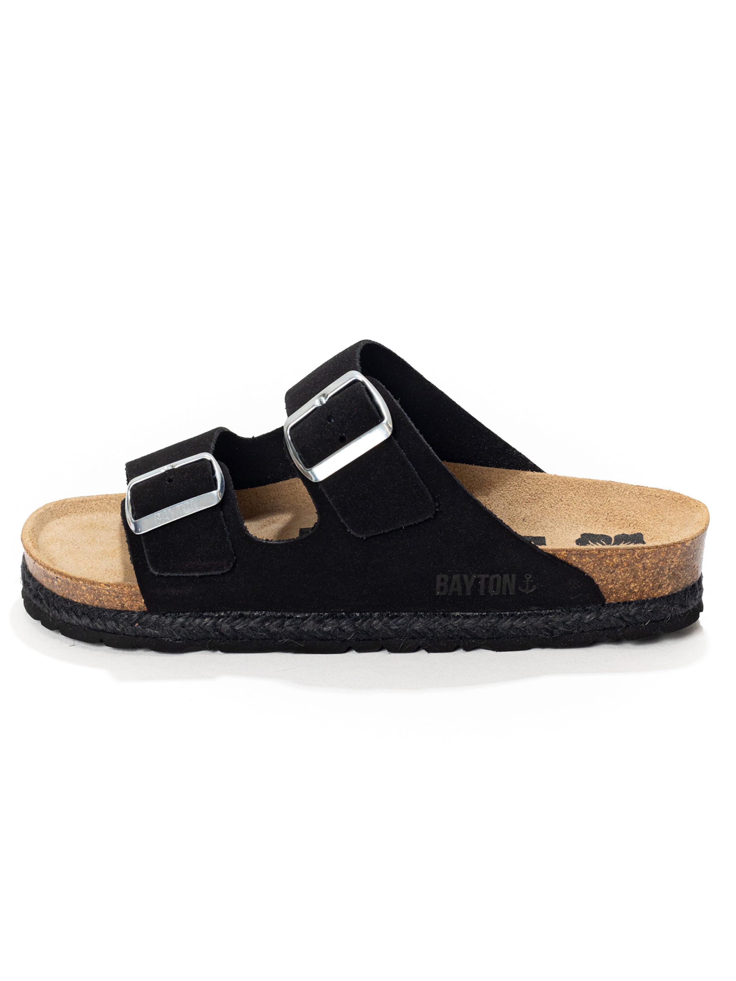 Zoccoletto 'BENALLA' di Bayton in nero: frontale