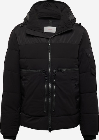 s.Oliver Winterjacke in Schwarz: predná strana