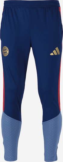 ADIDAS PERFORMANCE Sporta bikses 'FC Bayern München 26/27' pieejams S/Klasisks piegriezums, krāsa - opālisks / tumši zils / Zelts / ugunssarkans, Preces skats