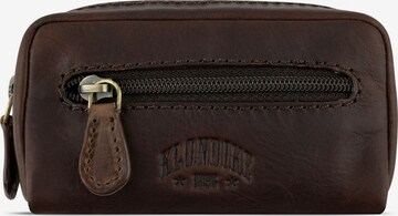 Astuccio 'Rush Harvey' di KLONDIKE 1896 in marrone: frontale