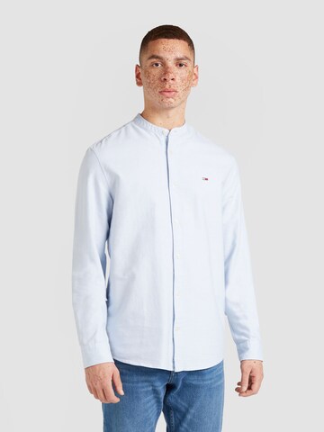 Tommy Jeans Regular fit Overhemd 'MAO' in Blauw: voorkant