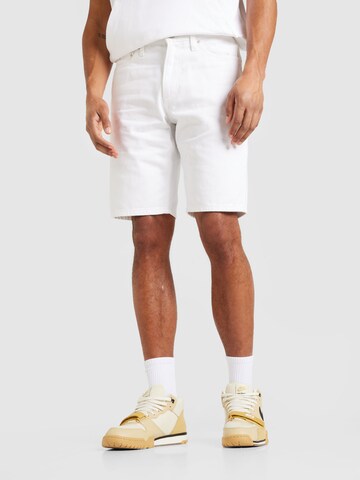 Calvin Klein Jeans - Slimfit Calças de ganga em branco: frente
