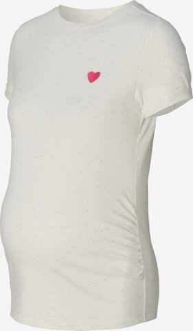 Tricou de la Esprit Maternity pe alb: față