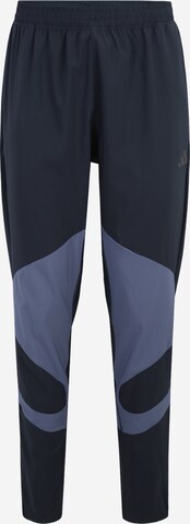 ADIDAS PERFORMANCE Regular Спортен панталон 'Own the Run' в синьо: отпред