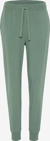 Detto Fatto Tapered Workout Pants in Green: front