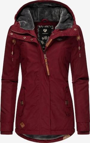 Ragwear Winterjas 'Monade' in Rood: voorkant