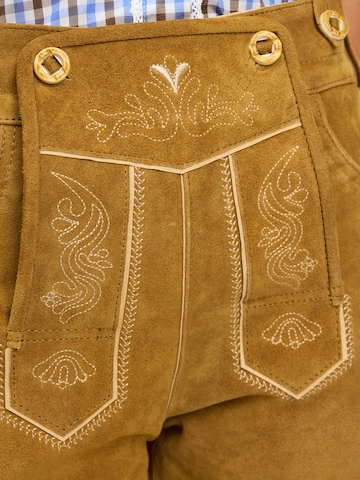 Steigenhöfer Regular Traditional Pants 'Annika' in Brown