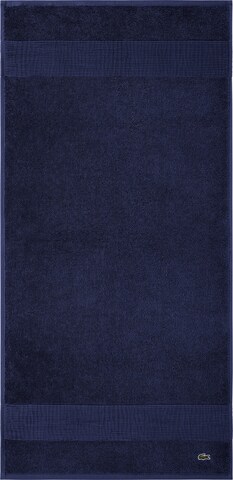 LACOSTE Towel 'LE CROCO' in Blue: front