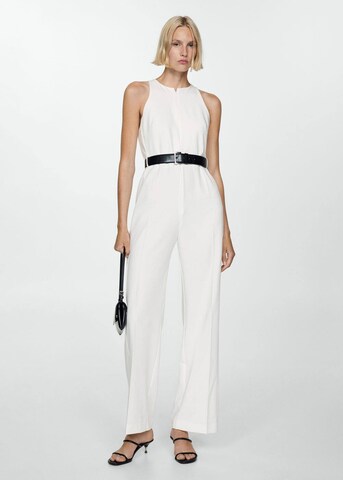 MANGO Jumpsuit in White: front