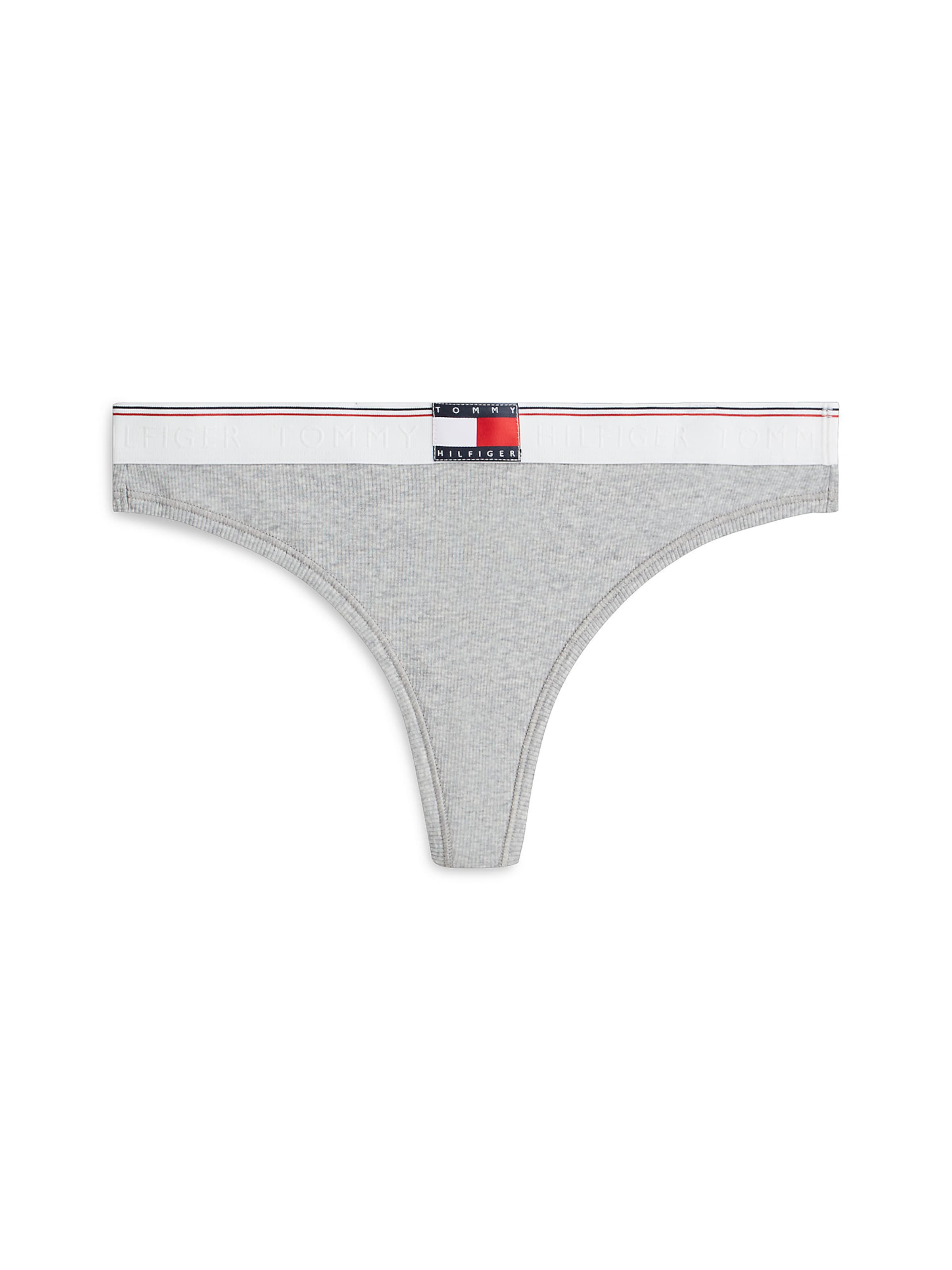 Tommy Hilfiger Underwear String 'Heritage' in Grey: front