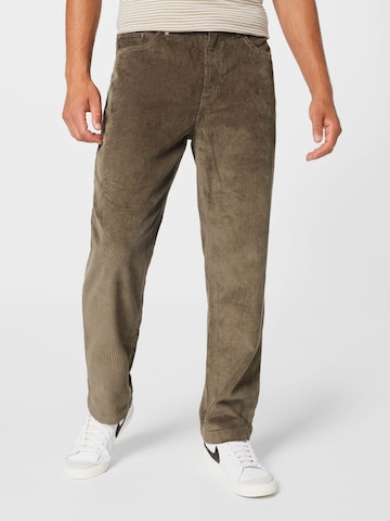 Afends Loose fit Pants in Grey: front