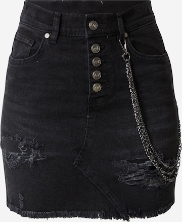 KENDALL + KYLIE Skirt in Black: front