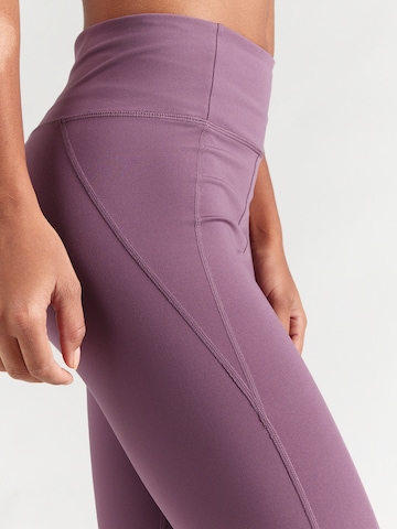 Girlfriend Collective Skinny Sportovní kalhoty – fialová