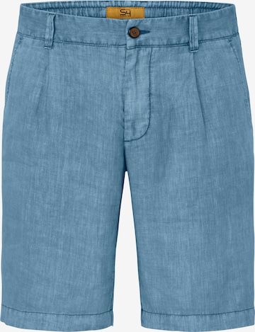 S4 Jackets Chino Pants in Blue: front