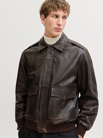 Jack & Jones Premium Jacke 'JPRBLUchapman' in Braun